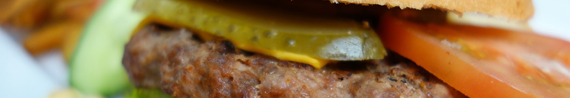 Eating American (Traditional) Burger Hot Dog at Texas Tavern restaurant in Roanoke, VA.